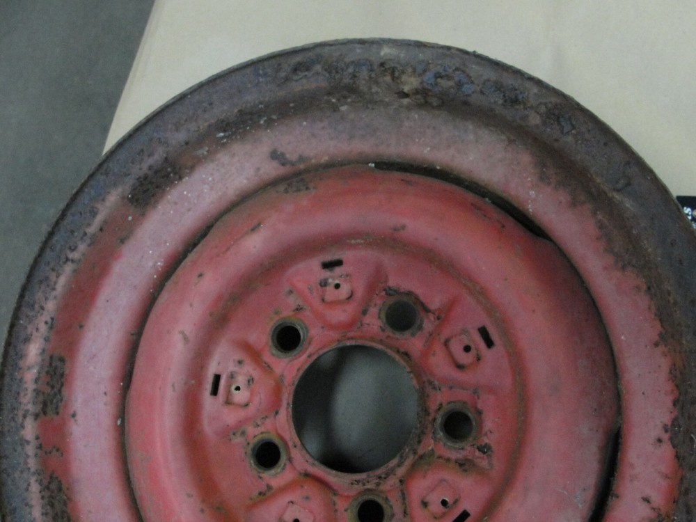 OEM 1948 1949 1950 1951 1952 1953 1954 1955 Cadillac Deville Fleetwood STEEL WHEEL RIM #003 15 X 6 KELSEY HAYS - Image 6