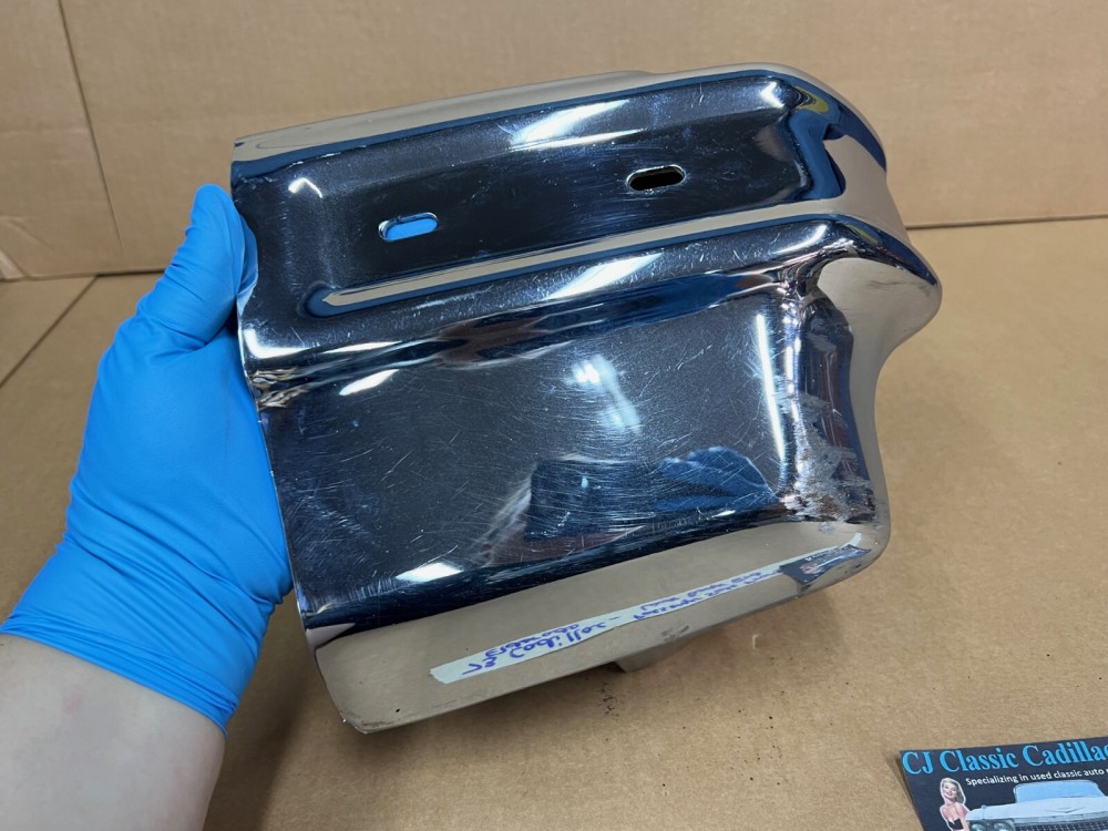OEM 1973 Cadillac Eldorado RIGHT PASSENGER SIDE FRONT BUMPER END LOWER #3515595 - Image 6