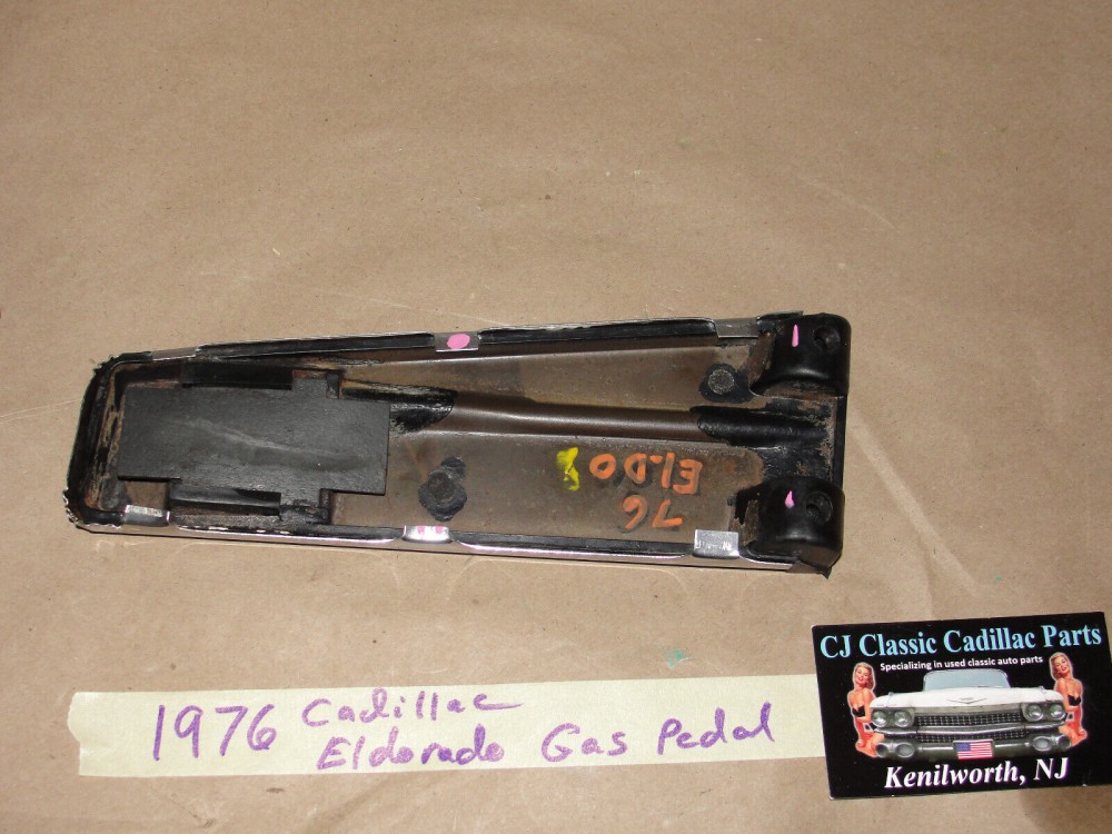 OEM 1971 1972 1973 1974 1975 1976 Cadillac Eldorado ACCELERATOR GAS PEDAL PAD WITH CHROME TRIM #412763 - Image 5