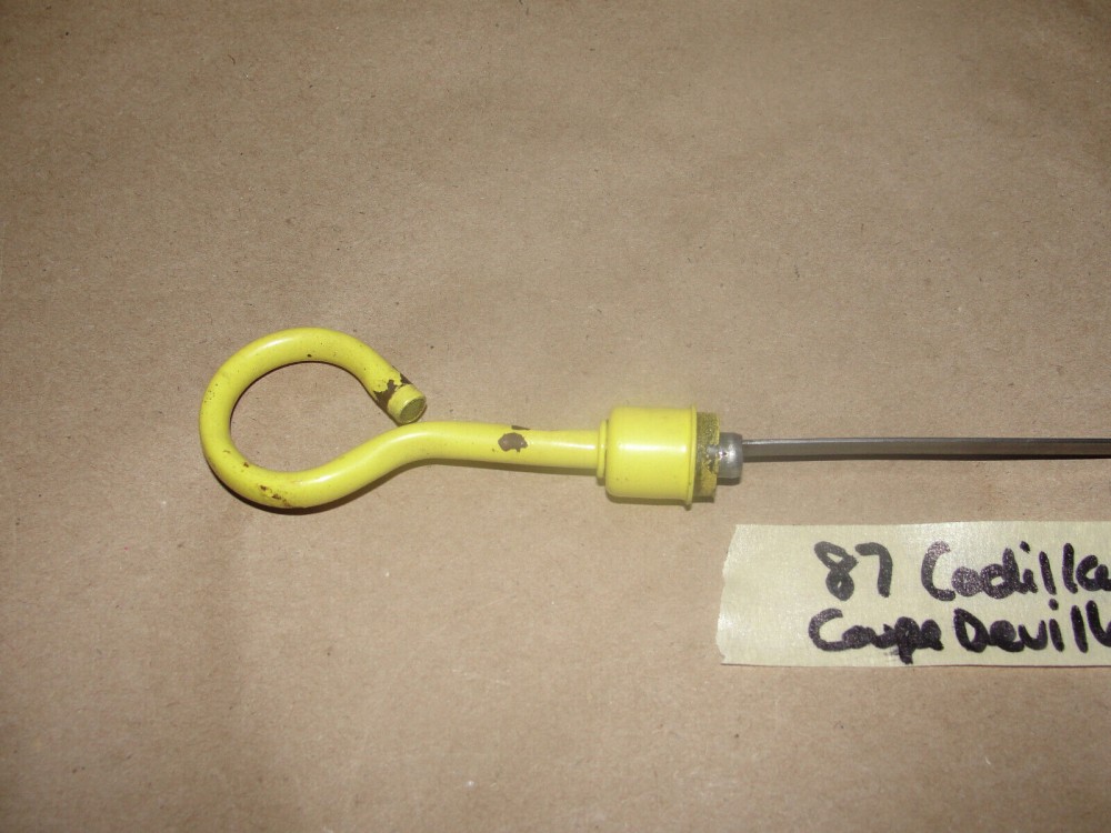 OEM 1986 1987 Cadillac Deville Fleetwood FWD HT4100 4.1L ENGINE OIL FLUID LEVEL INDICATOR DIPSTICK #1638398 - Image 6
