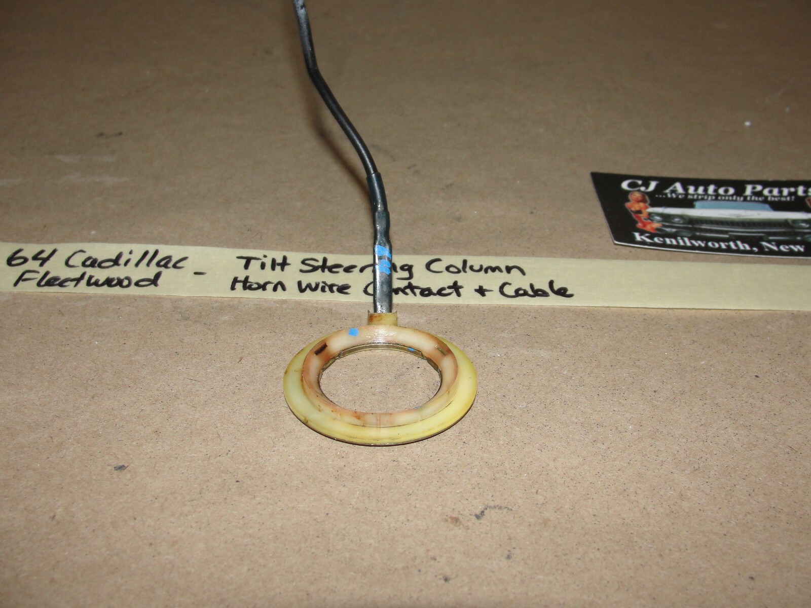 OEM 1964 Cadillac Fleetwood Eldorado Deville TILT COLUMN HORN WIRE JUNCTION CONTACT & CABLE #5679851 - Image 6