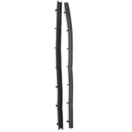 NEW STEELE RUBBER 1965 1966 1967 1968 GM CADILLAC DEVILLE ELDORADO CALAIS FRONT VENT WINDOW VERTICAL DIVISION POST BAR WEATHERSTRIP SEALS #70-0843-56 (PAIR) - Image 2