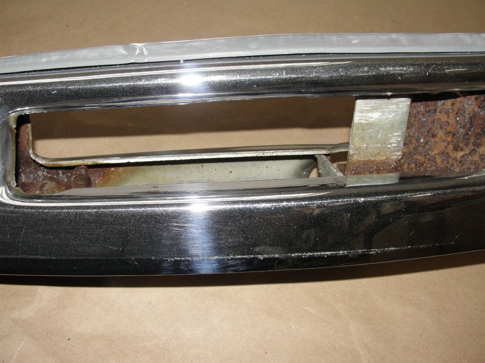 OEM 1974 1975 1976 Cadillac Deville Calais Fleetwood LEFT DRIVER SIDE BACK REAR BUMPER END #3515870 - Image 7