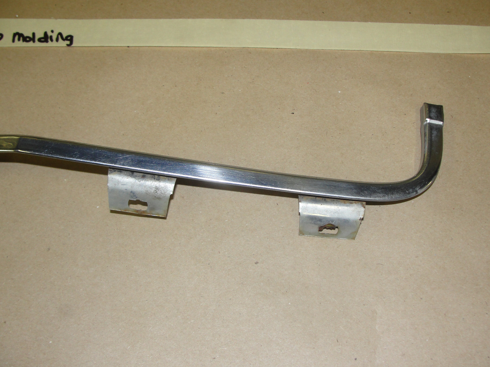 OEM 1966 Cadillac Eldorado Fleetwood Deville Calais TRUNK DECK LID LIP CHROME BEZEL TRIM MOLDING 3 PIECE SET #4227324/#4227325/#4227314 - Image 7