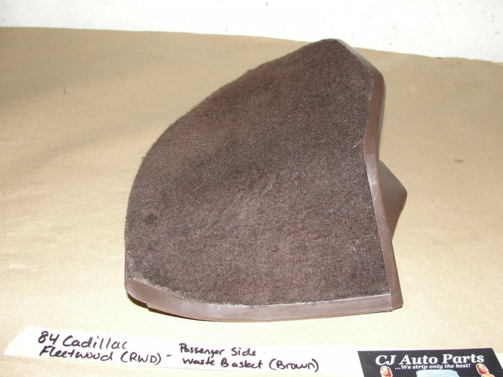 OEM 1977 1978 1979 1980 1981 982 1983 1984 1985 1986 1987 1988 1989 1990 1991 1992 Cadillac Fleetwood Deville RWD RIGHT PASSENGER SIDE KICK PANEL WASTE BASKET TRASH CAN - Image 7