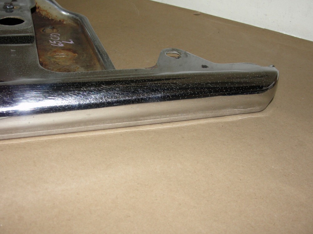 OEM 1965 Cadillac Deville Eldorado Fleetwood Calais LEFT DRIVER SIDE FRONT BUMPER UPPER END #35113312 - Image 7