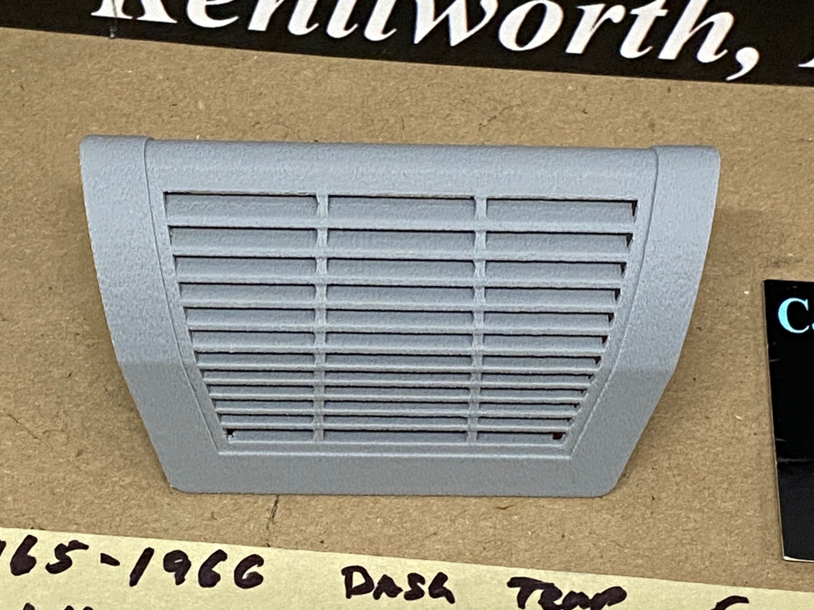 NEW 1965 1966 CADILLAC DEVILLE ELDORADO FLEETWOOD CALAIS DASH IN-CAR TEMP SENSOR GRILL COVER TRIM - GRAY - Image 3