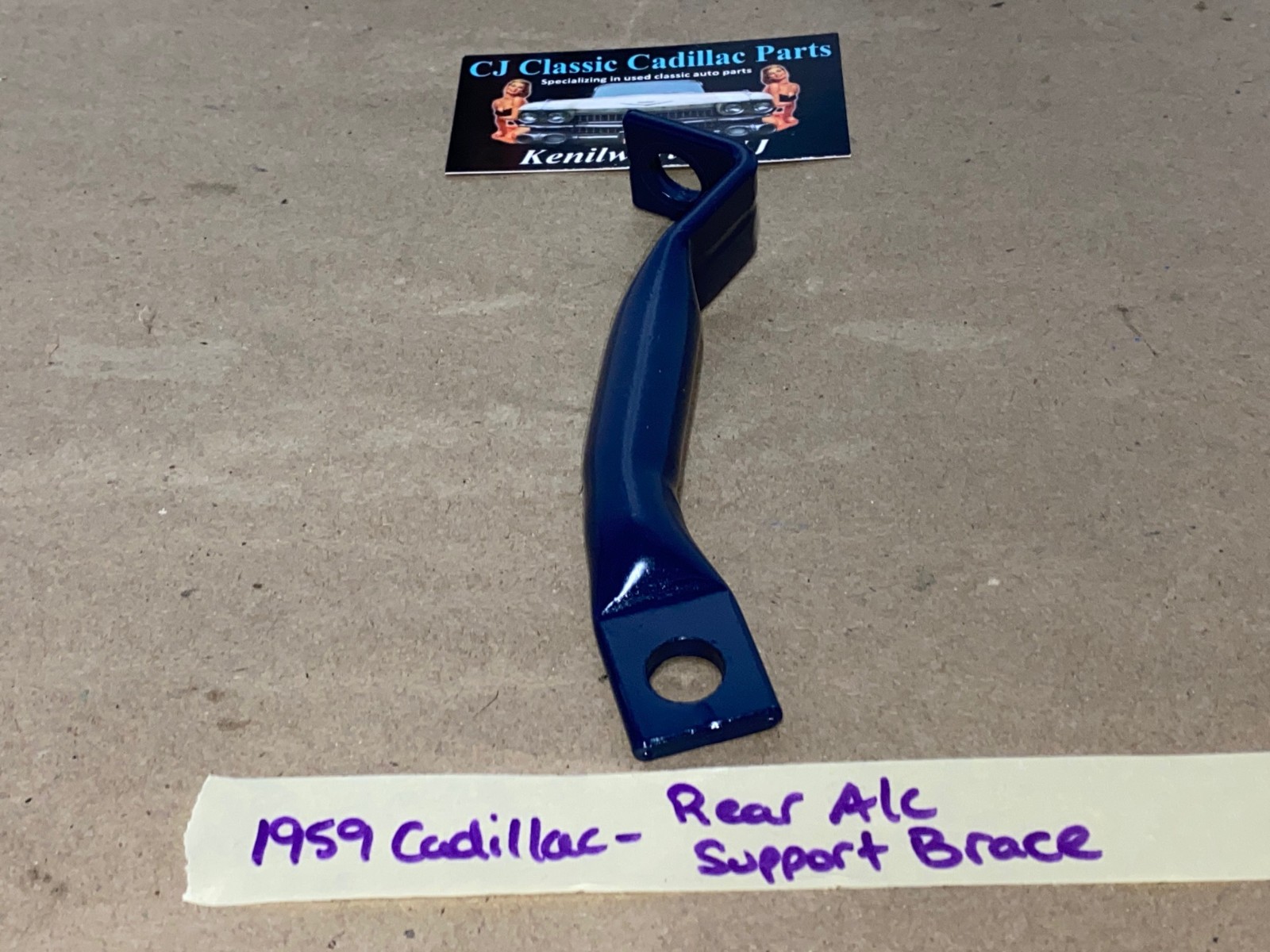 RESTORED 1959 1960 Cadillac REAR A/C COMPRESSOR SUPPORT BRACE BRACKET #1473755 - Image 7