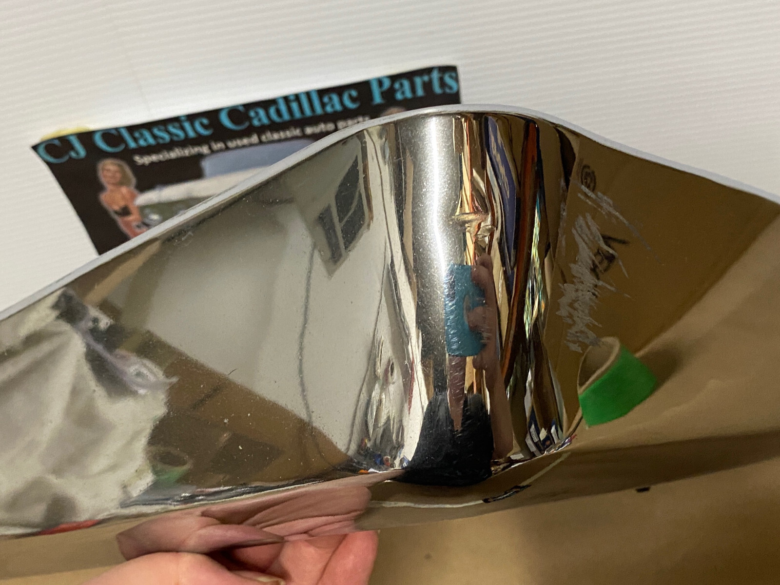 OEM 1973 1974 1975 1976 Cadillac Deville Calais Fleetwood Commercial Chassis LEFT DRIVER SIDE FRONT LOWER BUMPER END CORNER #1603644/#3515870 - Image 7