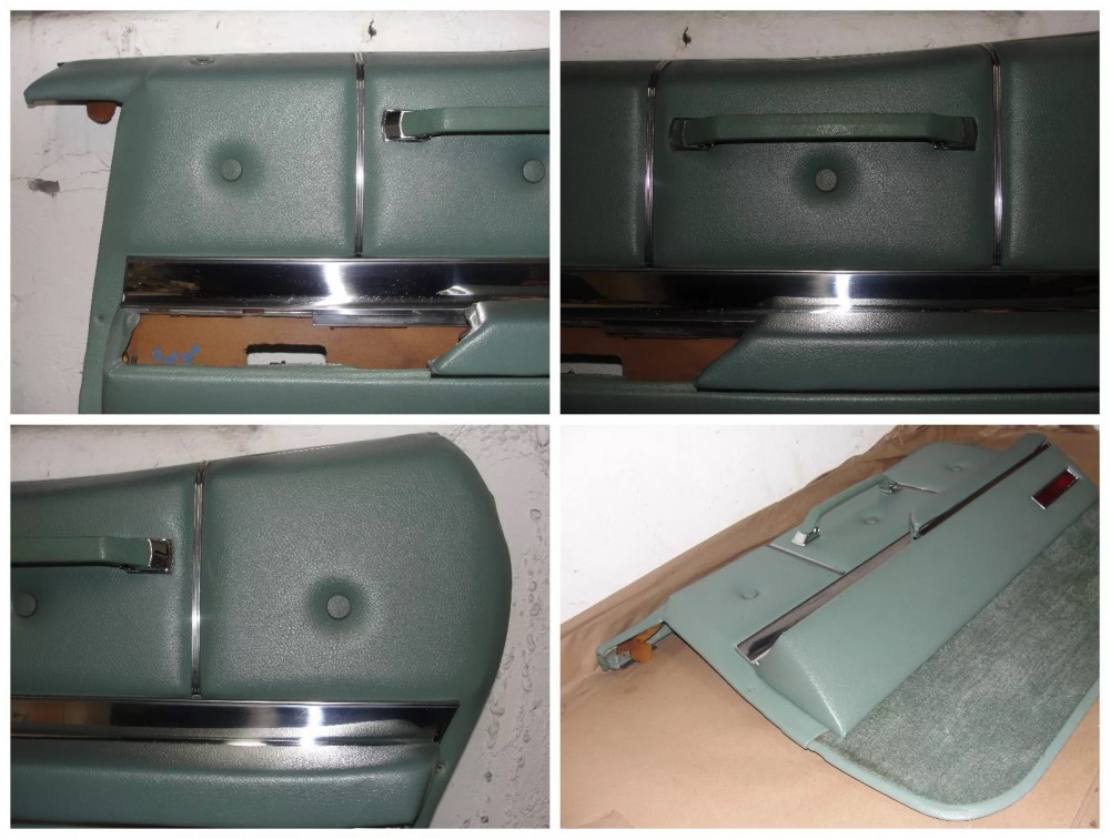 OEM 1967 Cadillac Sedan DeVille Calais Fleetwood 4 Door RIGHT PASSENGER SIDE REAR DOOR PANEL ARM REST TRIM - Image 7