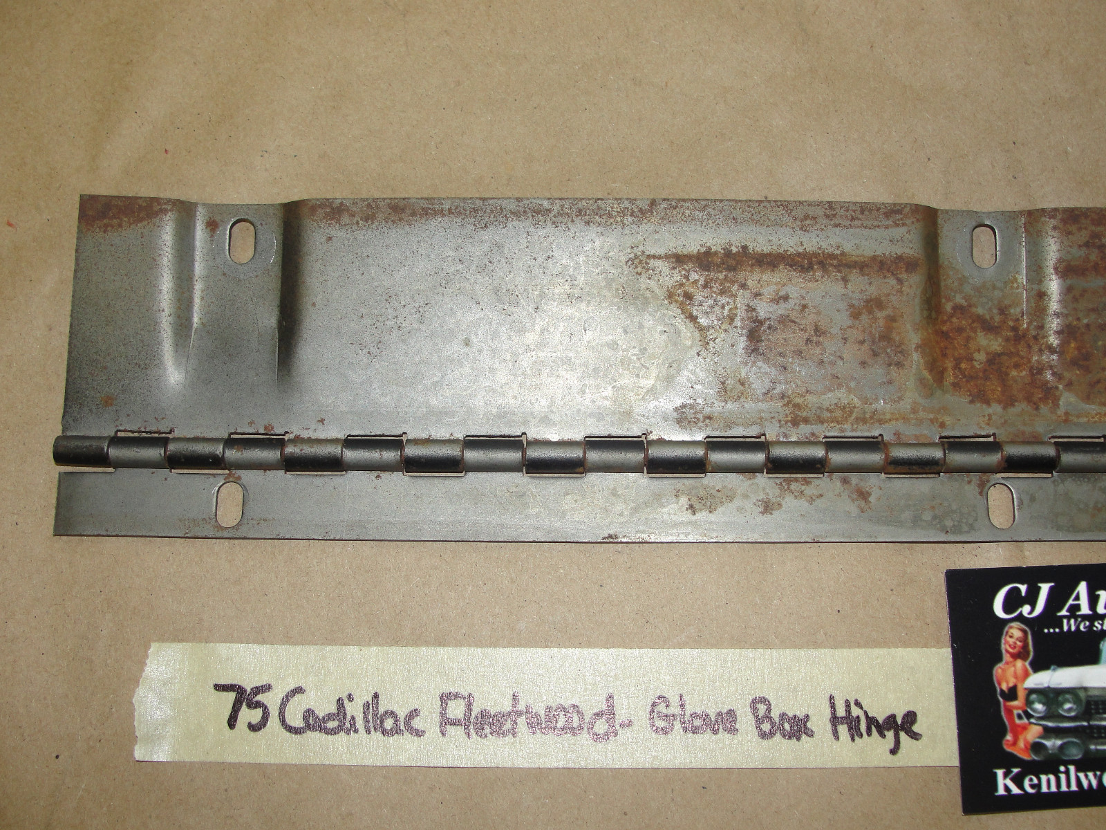 OEM 1974 1975 1976 Cadillac Fleetwood Deville Calais 1974 1975 1976 1977 1978 Eldorado DASH GLOVE BOX GLOVEBOX HINGE #1602776 - Image 7