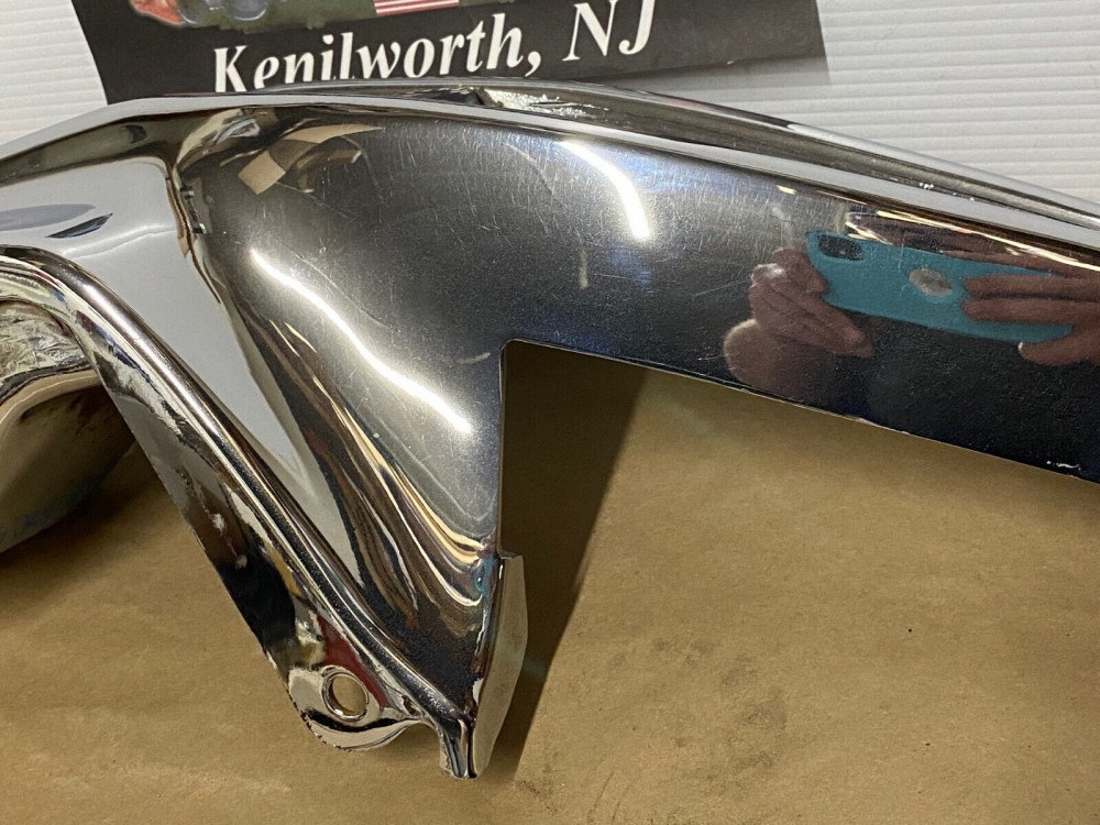 OEM 1973 Cadillac Deville Calais Fleetwood DRIVER SIDE LEFT BACK REAR BUMPER END #3515580 - Image 7