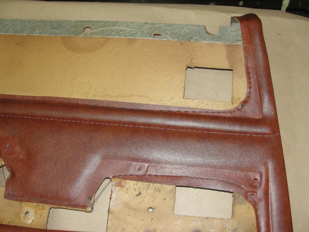 OEM 1965 1966 Cadillac Fleetwood Brougham Sedan Deville LEFT REAR DOOR PANEL & TRIM MOLDING - Image 7