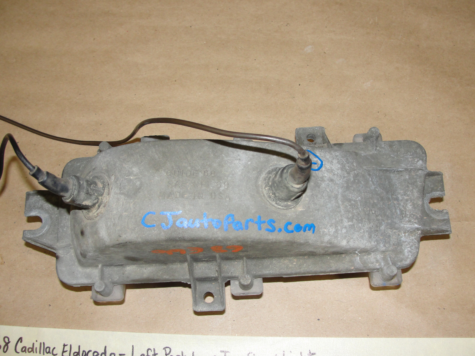 OEM 1968 1969 Cadillac Eldorado LEFT FRONT FENDER PARK LAMP CORNER TURN SIGNAL LIGHT #5960169 - Image 7