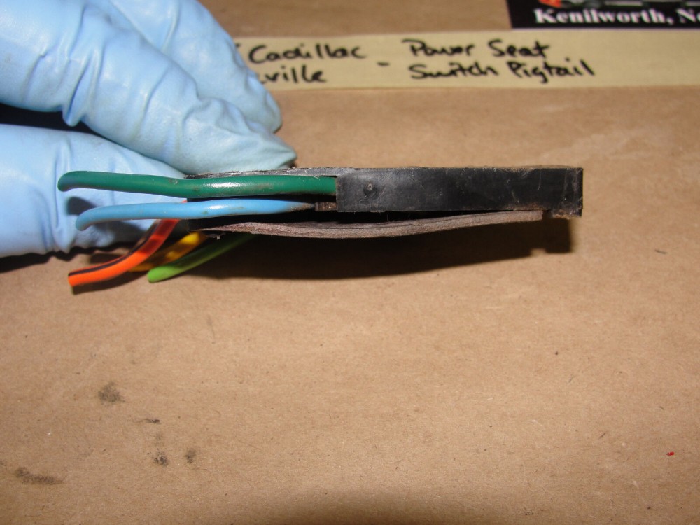 OEM 1965 Cadillac Deville Eldorado Calais Fleetwood 4 WAY POWER SEAT SWITCH WIRE HARNESS PIGTAIL CONNECTOR - Image 7