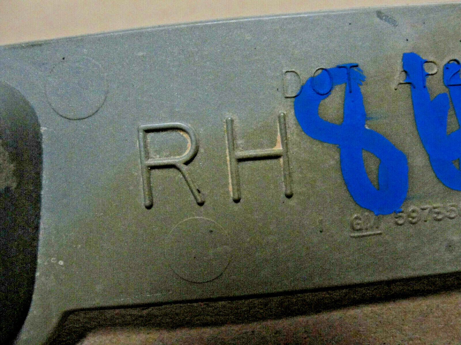 OEM 1980 1981 1982 1983 1984 1985 1986 1987 1988 1989 Cadillac Fleetwood Deville 1987 1988 1989 Brougham RWD RIGHT PASS SIDE REAR BACK BUMPER END MARKER PARK LIGHT #5973560 - Image 7