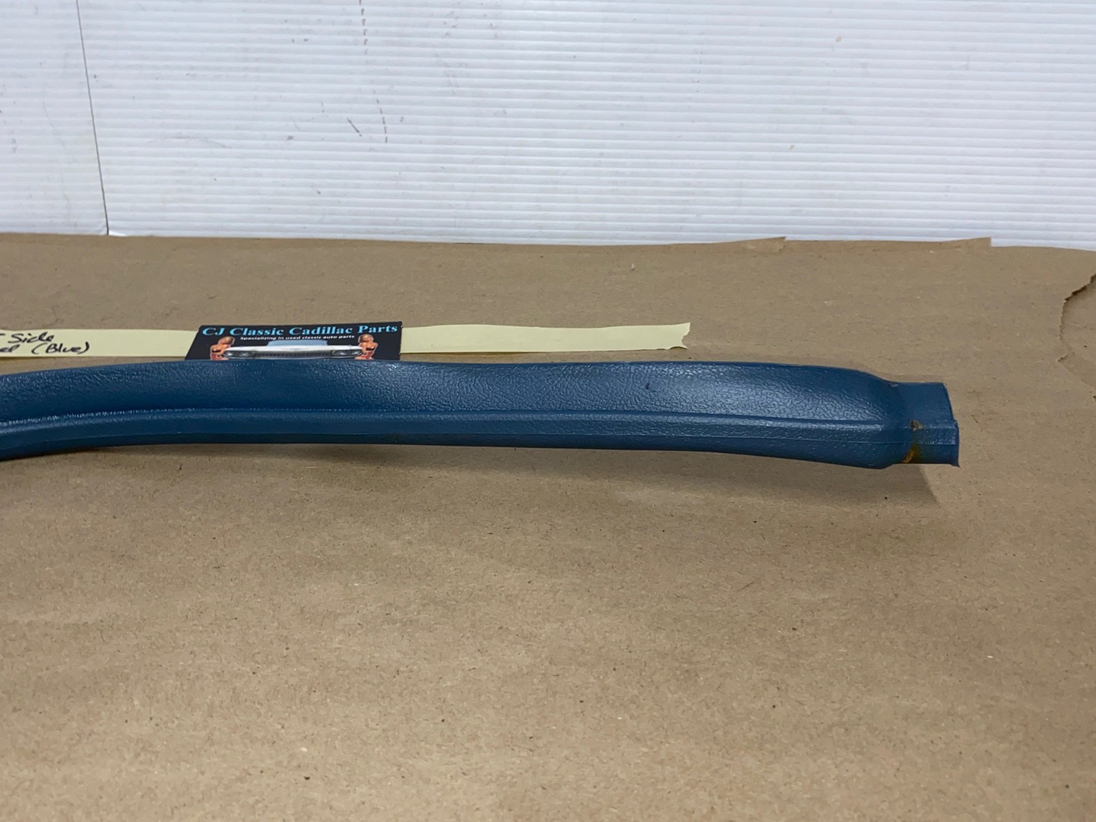 OEM 1971 1972 1973 1974 1975 1976 Cadillac Deville Eldorado Fleetwood Calais RIGHT PASSENGER SIDE LOWER KICK PANEL TRIM - BLUE - Image 9