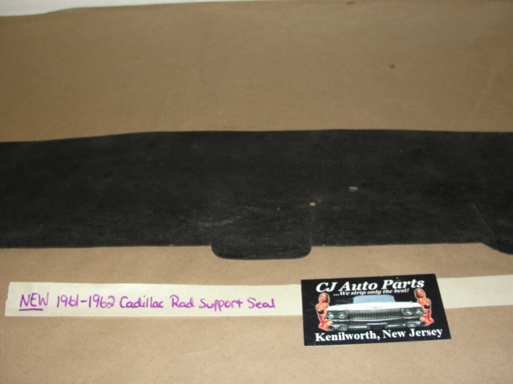 NEW 1961-1962 CADILLAC DEVILLE ELDORADO FLEETWOOD RADIATOR RAD SUPPORT SEAL SPLASH GUARD DUST SHIELD CAD-RAD-120 - Image 7