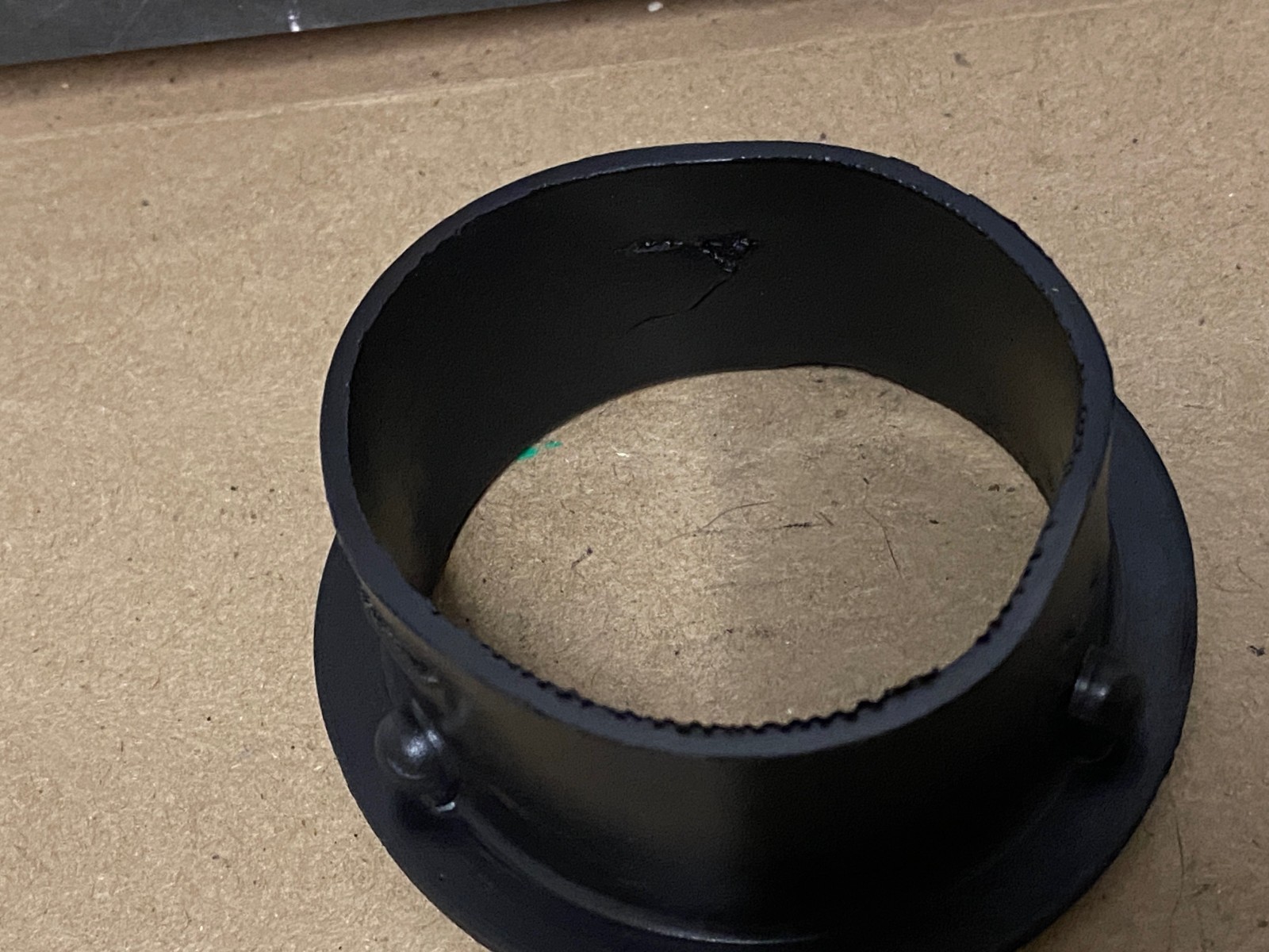 OEM 1961 1962 CADILLAC DEVILLE ELDORADO FLEETWOOD GENERATOR AIR INTAKE HOSE FLANGE (FOR CARS WITH A/C) #1476988 - Image 9