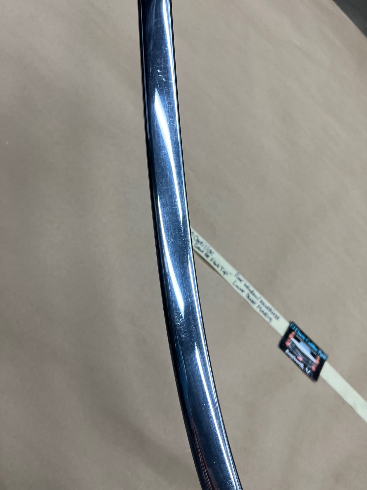 OEM 1959 1960 Cadillac Deville 4 Door 4 Window FLAT TOP EXTERIOR REAR WINDSHIELD LOWER CENTER MOLDING TRIM #3631400 - Image 7