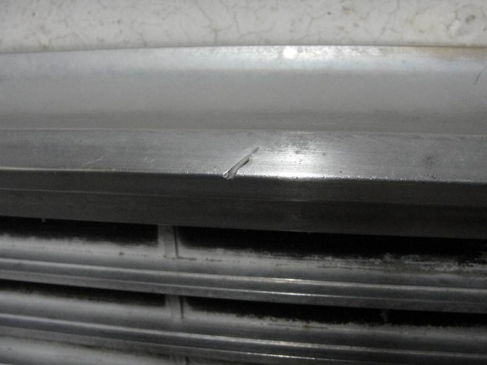 OEM 1964 Cadillac Fleetwood Eldorado LEFT SIDE REAR BUMPER BAR ALUMINUM INSERT TRIM #1481643 - Image 7