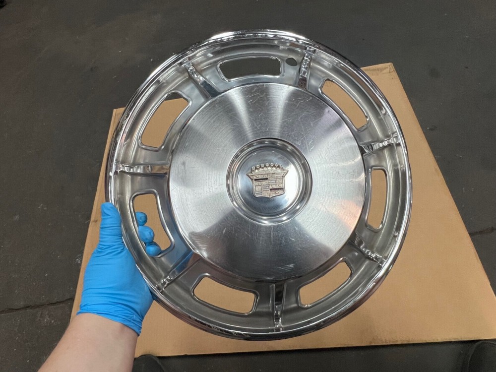 OEM 1967 1968 Cadillac Eldorado HUBCAP HUB CAP WHEEL COVER #002 - Image 7