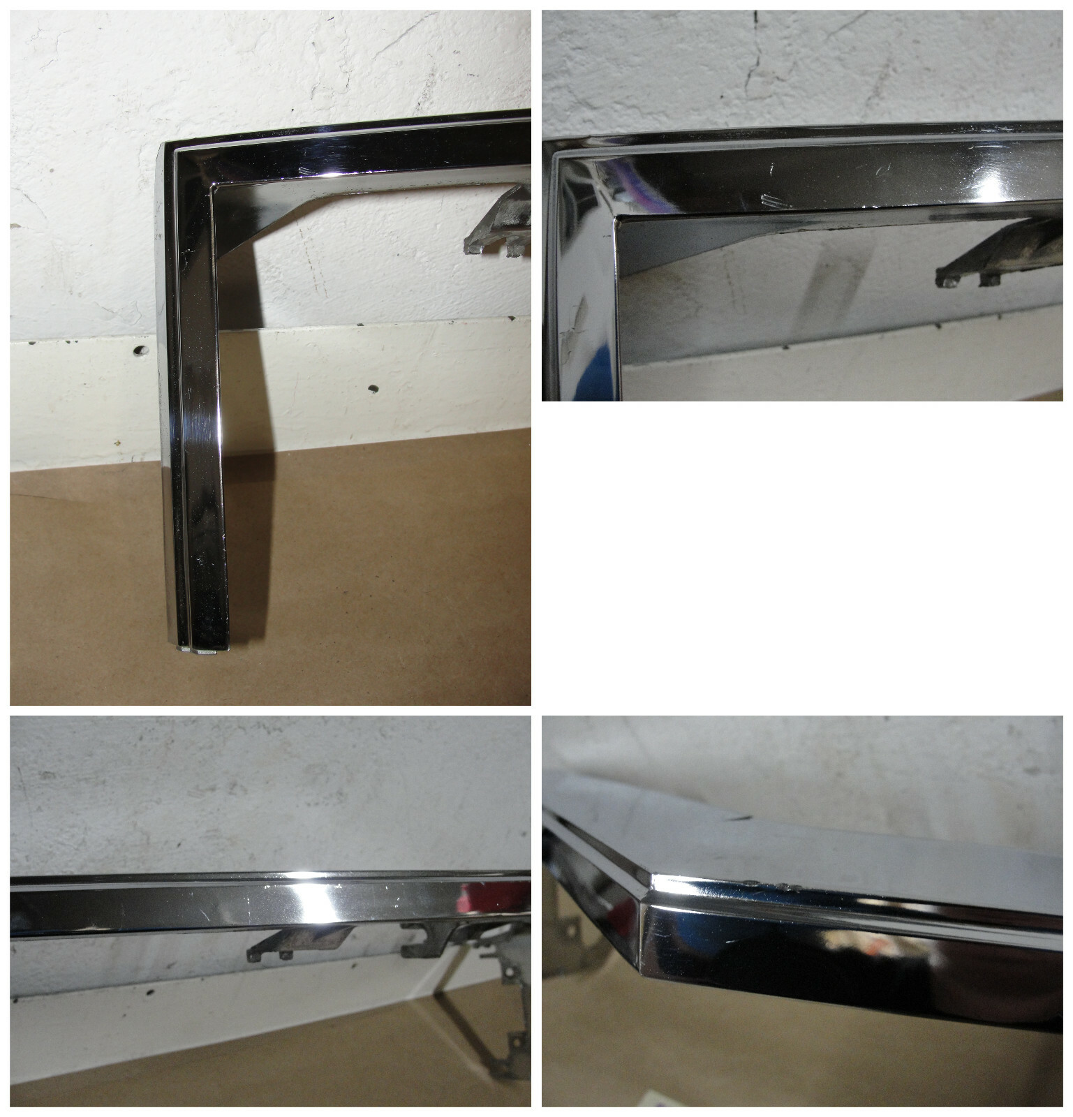 OEM 1972 Cadillac Deville Fleetwood Calais FRONT UPPER GRILL GRILLE SURROUND BEZEL TRIM #1498220 - Image 7