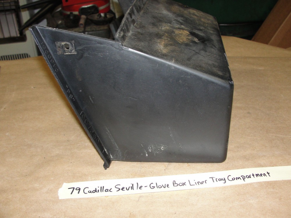 OEM 1976 1977 1978 1979 Cadillac Seville GLOVE BOX GLOVEBOX LINER TRAY COMPARTMENT 1606910/1607260 - Image 7