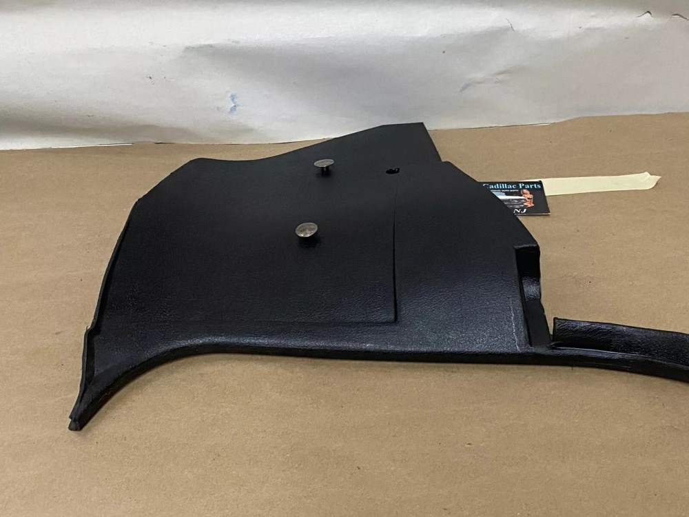 OEM 1971 1972 1973 1974 1975 1976 Cadillac Deville Eldorado Fleetwood Calais RIGHT PASSENGER SIDE LOWER KICK PANEL TRIM - BLACK #9826586 - Image 8