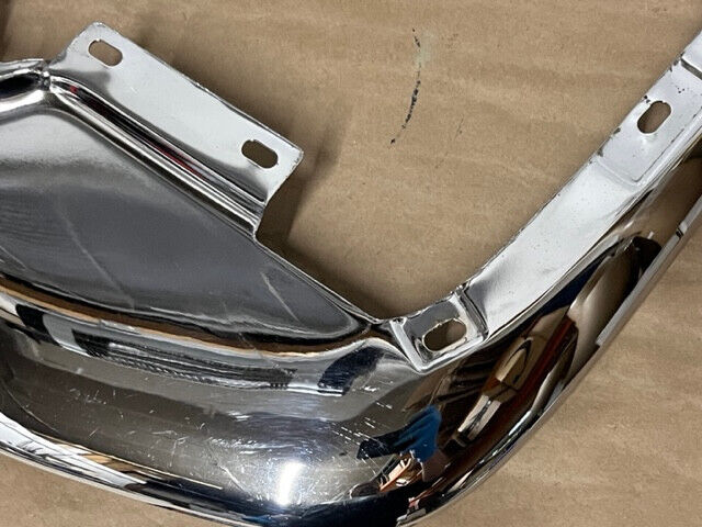 OEM 1959 Cadillac Deville Eldorado LEFT DRIVER SIDE FRONT BUMPER CENTER GRILL EXTENSION #1470318 - Image 8