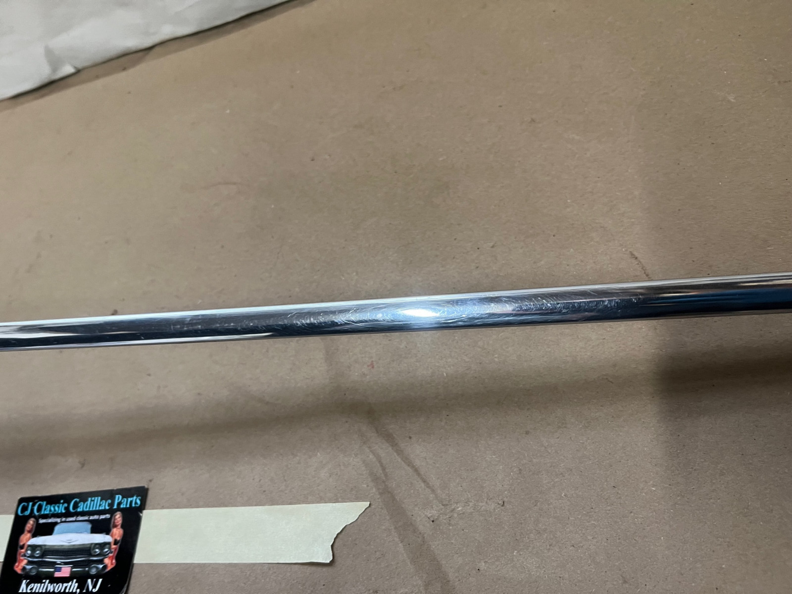 OEM 1959 1960 Cadillac Sed. Deville Flat Top DRIVER SIDE ROOF DRIP RAIL SCALP MOLDING TRIM #4755637 - Image 8