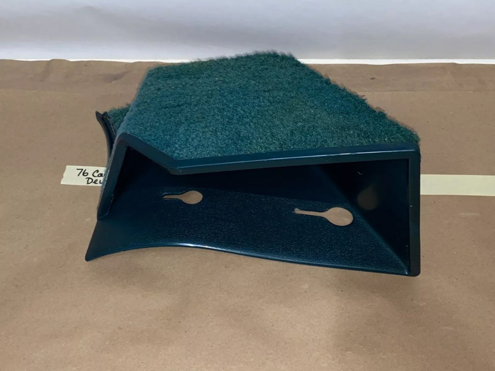 OEM 1971 1972 1973 1974 1975 1976 Cadillac Deville Eldorado Fleetwood Calais RIGHT PASSENGER SIDE KICK PANEL WASTE BASKET TRASH CAN Dark Green - Image 8