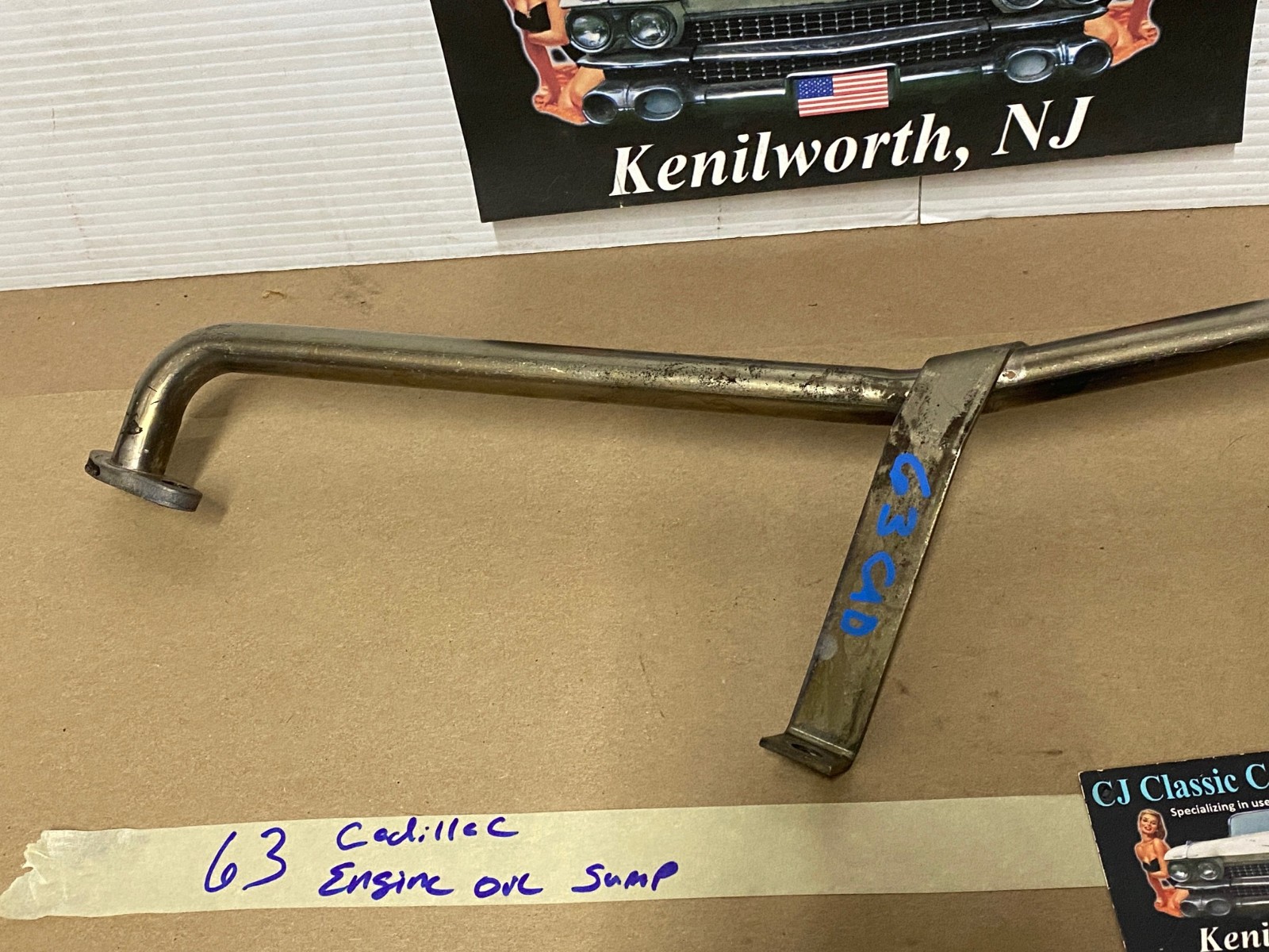 OEM 1963 Cadillac Deville Eldorado Fleetwood 390 ENGINE PAN OIL PUMP SUMP PICKUP TUBE SCREEN #1478093 - Image 5