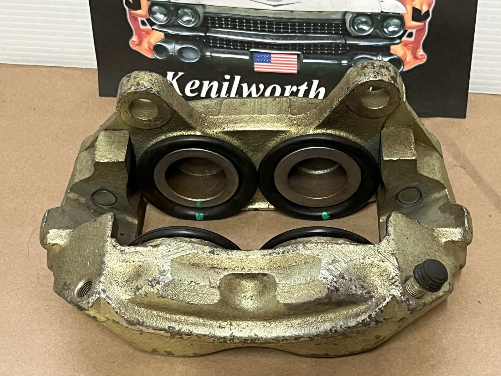 REBUILT 1967 1968 CADILLAC ELDORADO LEFT SIDE FRONT DISC BRAKE CALIPER UNLOADED #1490041/#74495 - Image 8