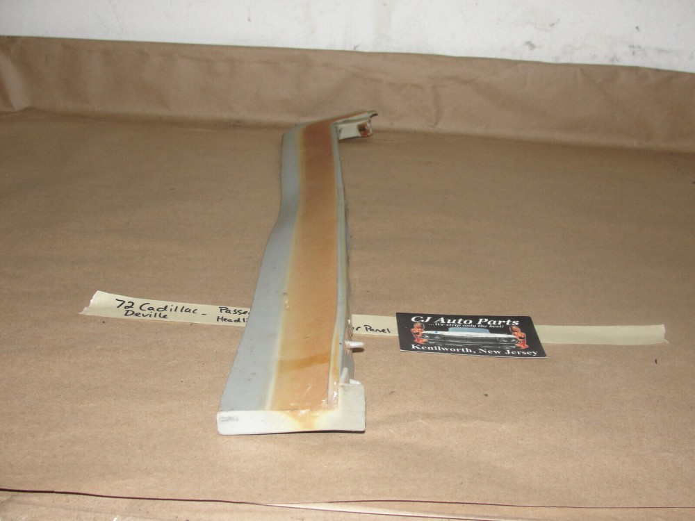 OEM 1972 Cadillac Deville Fleetwood Calais RIGHT PASSENGER SIDE HEADLIGHT TO BUMPER FILLERS PANEL & BRACKET #1498825 - Image 8