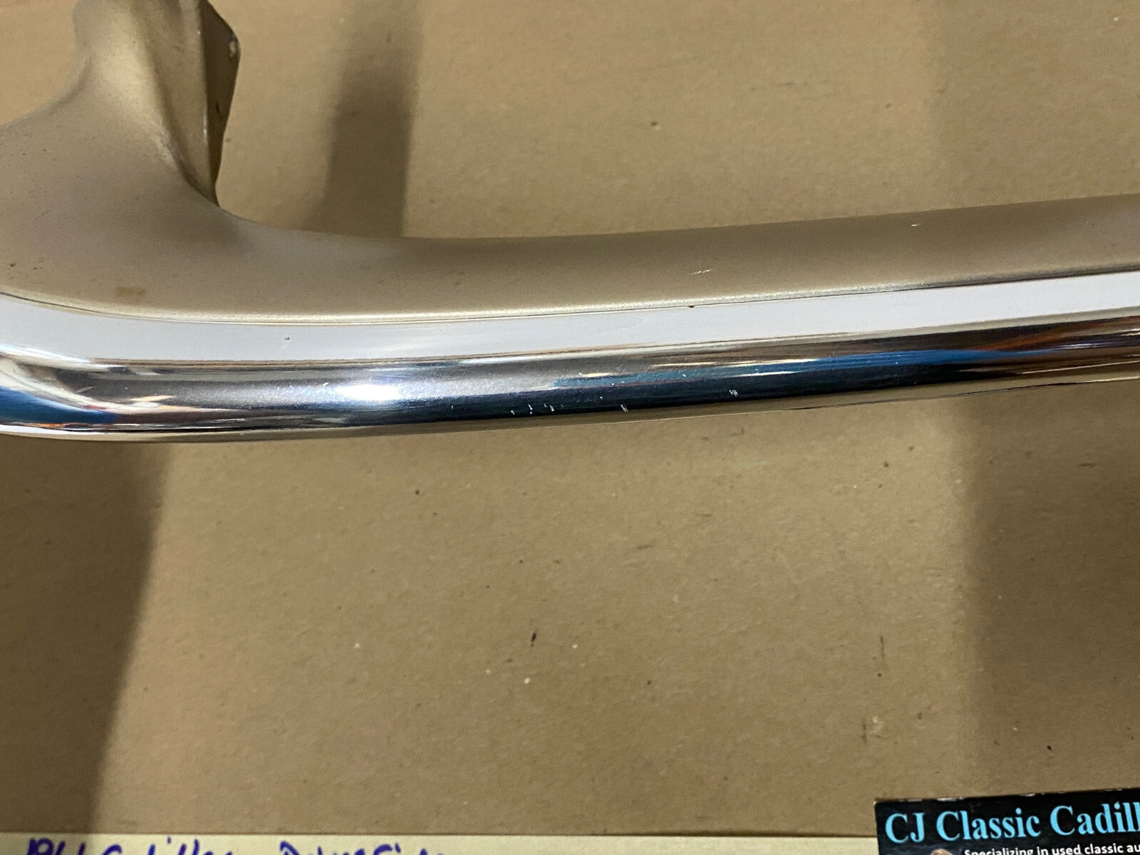OEM 61 Cadillac Deville HardTop LEFT INTERIOR FRONT WINDSHIELD A PILLAR MOLDING TRIM #4815623 - Image 8