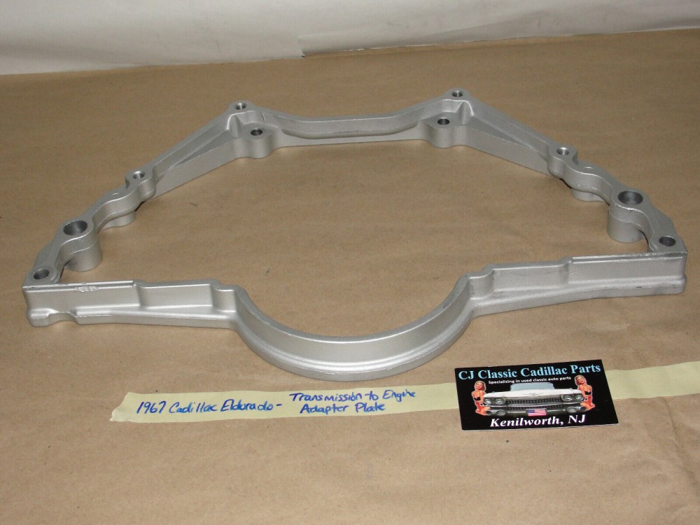 OEM 1967 Cadillac Eldorado 429 ENGINE TO THM425 TRANSMISSION ADAPTER SPACER PLATE #1485913 - Image 8