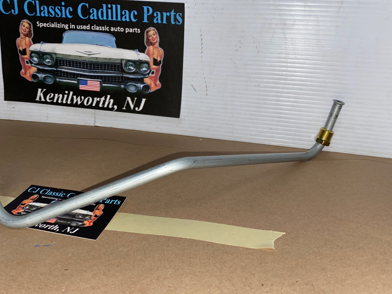 NEW 1980-1981 CADILLAC DEVILLE FLEETWOOD RWD 368 ENGINE FUEL PUMP TO CARBURETOR STEEL LINE 3/8" - Image 8
