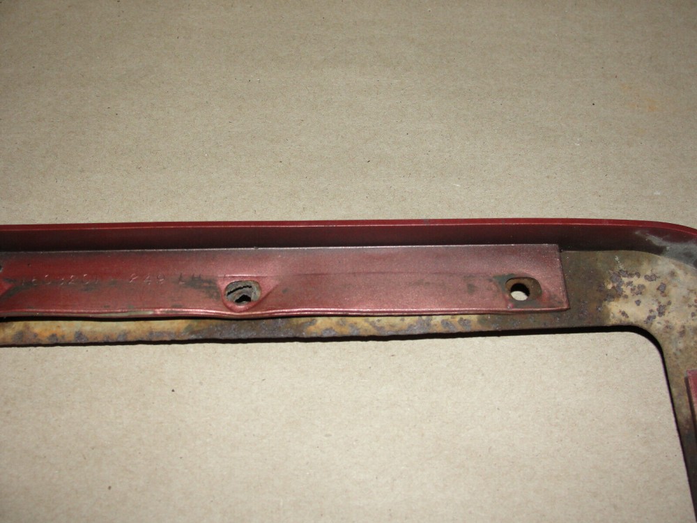 OEM 1974 Cadillac Deville Fleetwood Calais LEFT FRONT FENDER CORNER LIGHT EXTENSION BUMPER FILLERS PANEL #1603201 - Image 8
