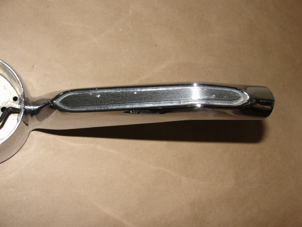 OEM 1960 Cadillac Deville Eldorado Fleetwood FLAT TOP STEERING WHEEL CHROME HORN BAR RING **TESTED** #764596 - Image 8