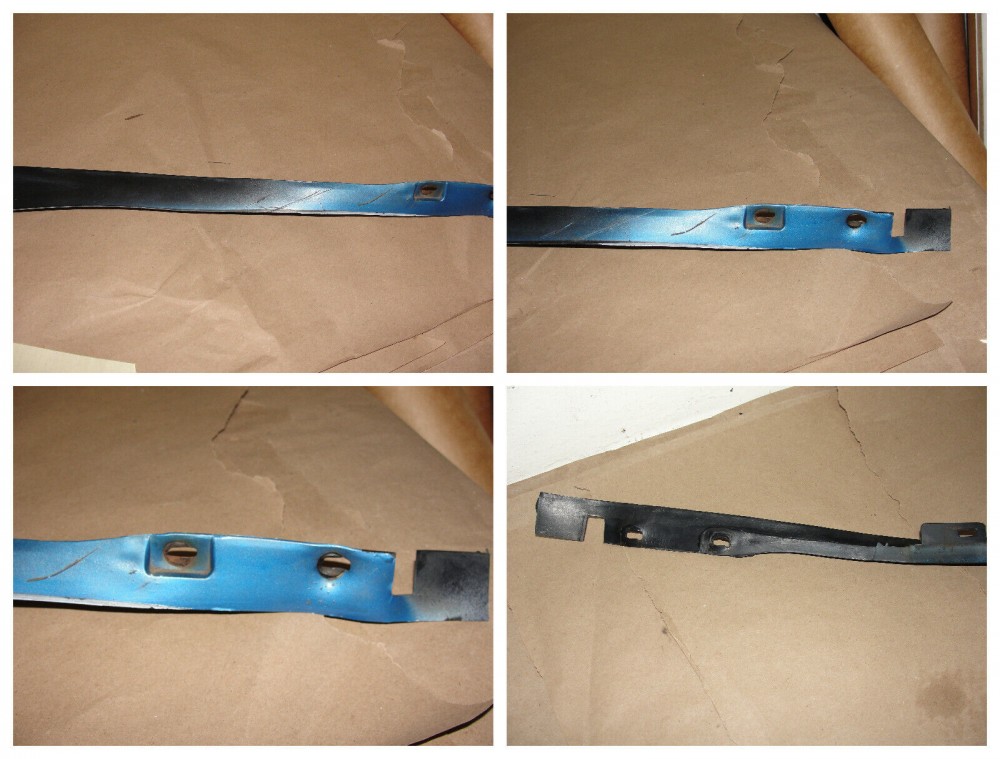 OEM 1967 Cadillac Fleetwood Deville Calais REAR BACK BUMPER TO TRUNK FILLERS PANEL #1487369 - Image 8