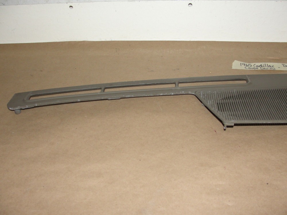 OEM 1965 Cadillac Deville Eldorado Fleetwood Calais DASH FRONT SPEAKER DEFROSTER GRILL TRIM COVER #1482909 - Image 8