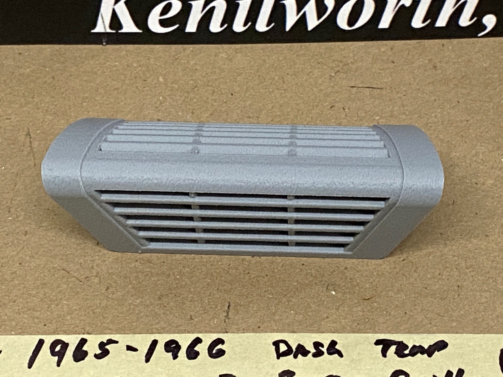 NEW 1965 1966 CADILLAC DEVILLE ELDORADO FLEETWOOD CALAIS DASH IN-CAR TEMP SENSOR GRILL COVER TRIM - GRAY - Image 8