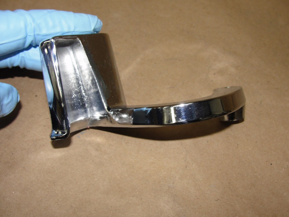 OEM 1966 Cadillac Fleetwood Calais Eldorado Deville RIGHT PASSENGER SIDE INTERIOR CHROME DOOR HANDLE #4537107 - Image 8