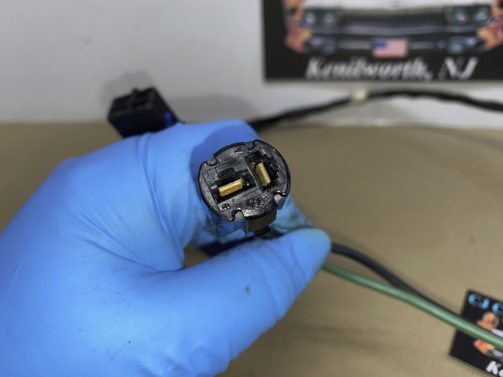 OEM 1971 1972 1973 1974 1975 Cadillac Deville Eldorado Calais Coupes FRONT DOOR LOCK SWITCH & ACTUATOR WIRE HARNESS CONNECTOR #9821297 - Image 14