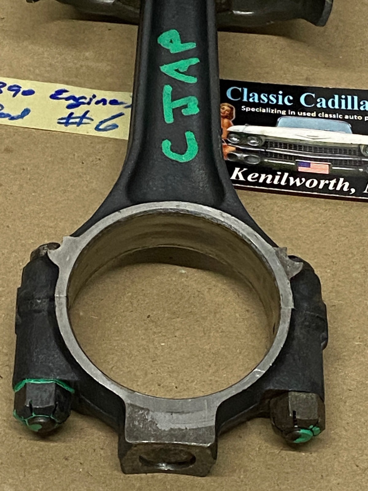 OEM 1959 1960 1961 1962 1963 Cadillac Deville Eldorado Fleetwood 390 Engine CONNECTING ROD WITH PISTON #6 #3511503 - Image 9