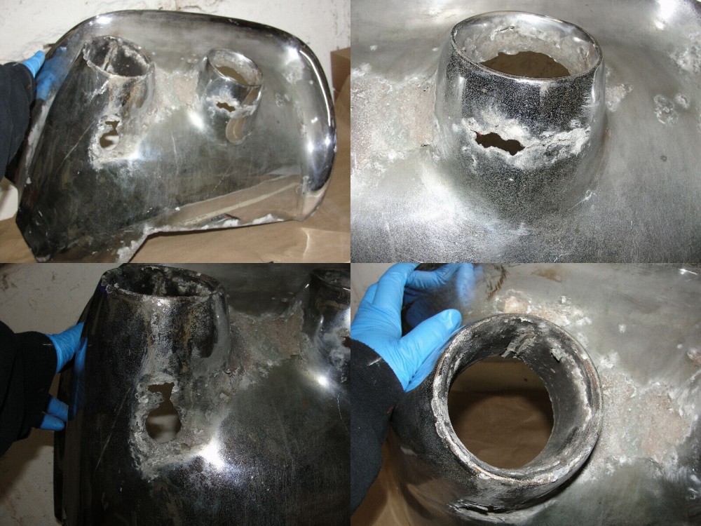 OEM 1957 Cadillac Eldorado Biarritz Seville LEFT DRIVER SIDE BACK REAR BUMPER END - Image 8