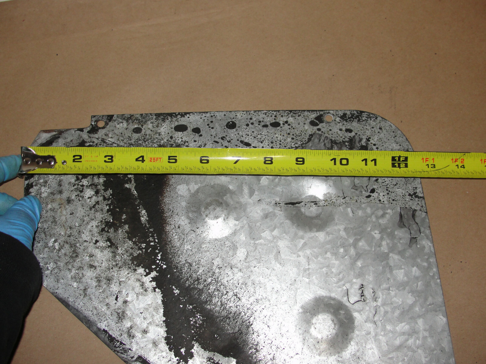 1964 Cadillac Coupe Deville RIGHT REAR QUARTER WINDOW REGULATOR ACCESS PANEL COVER - Image 2