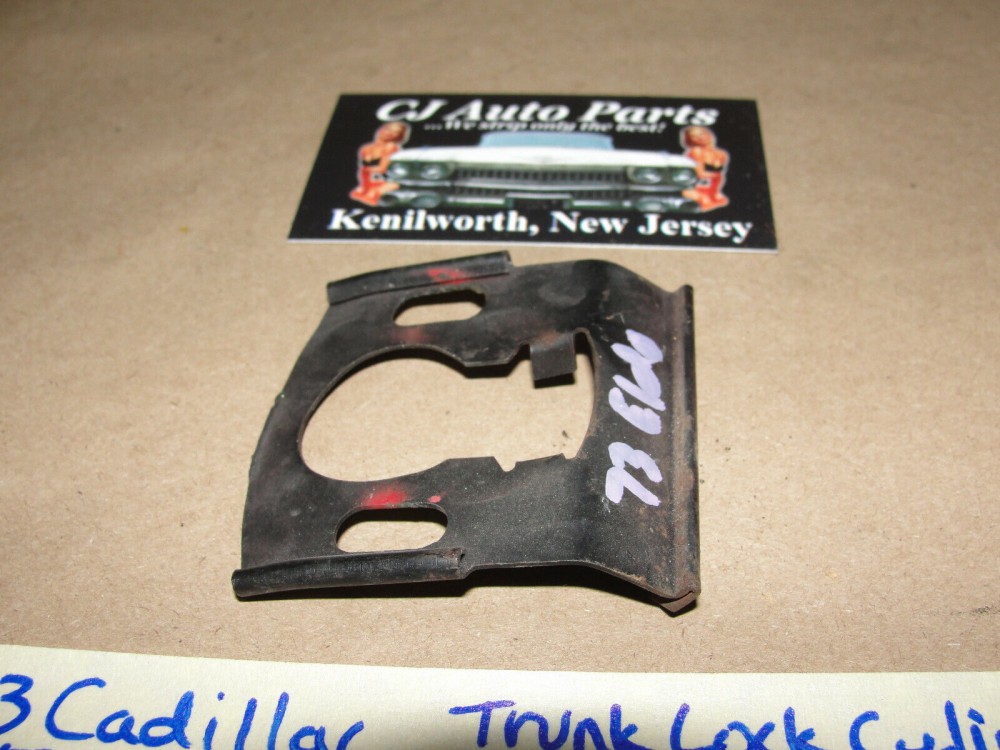 OEM 1973 1974 1975 1976 1977 1978 Cadillac Eldorado TRUNK LOCK CYLINDER RETAINER CLIP MOUNTING BRACKET #9616859 - Image 8