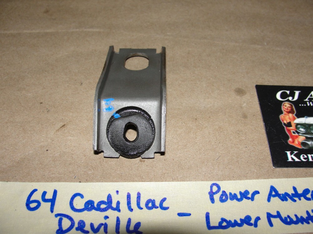 OEM 1963 1964 Cadillac Deville Eldorado Fleetwood POWER ANTENNA LOWER MOUNTING BRACKET #1479301 - Image 8